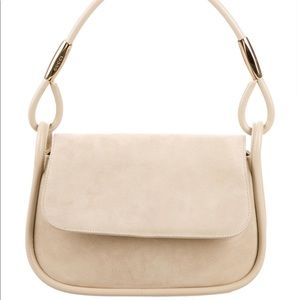 Gucci suede shoulder bag